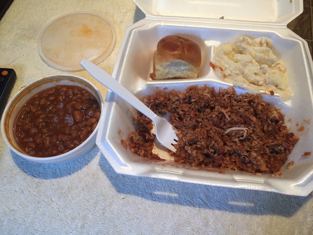 Pulled pork platter