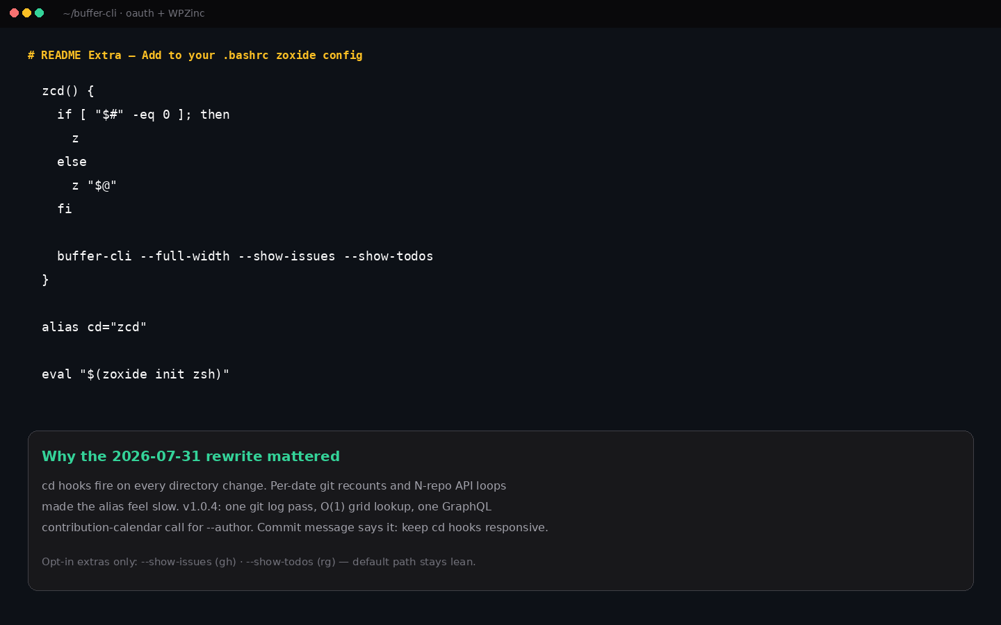 OAuth WPZinc flow