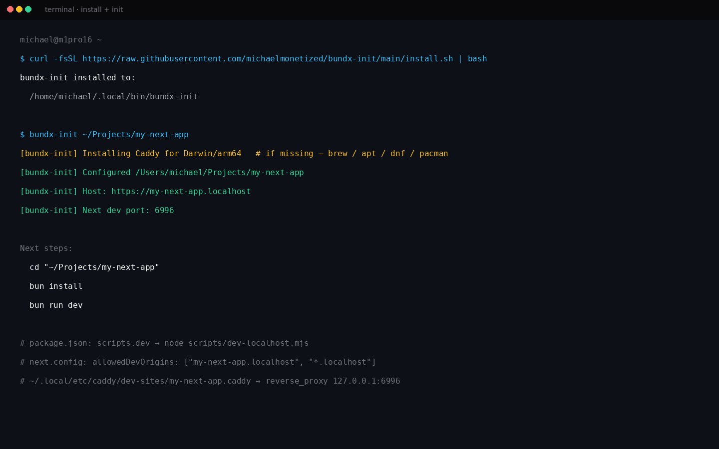 Install flow