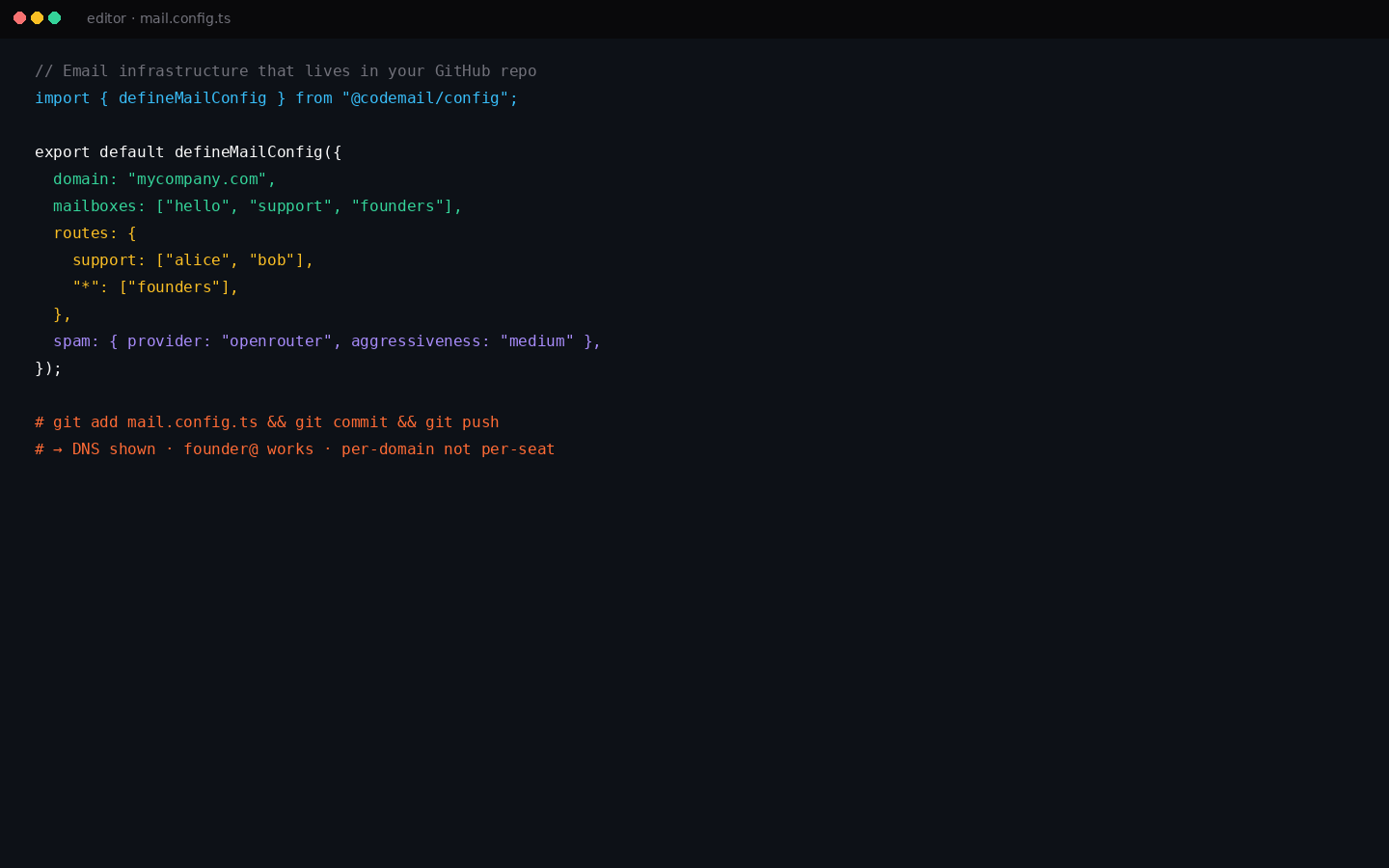 Config as code
