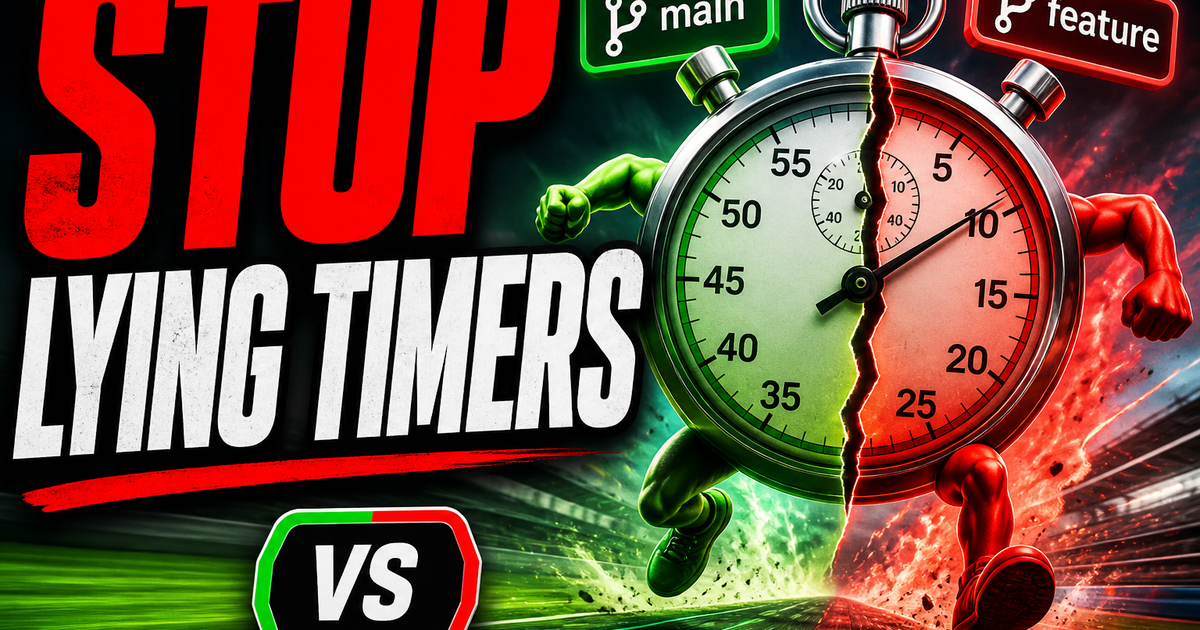compare: back-to-back time lies — so I git-isolated the benchmark