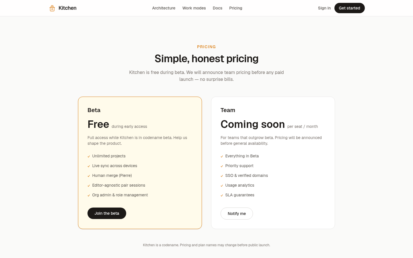 Pricing