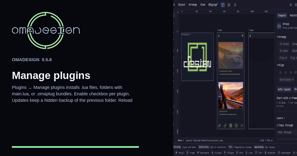 Manage plugins