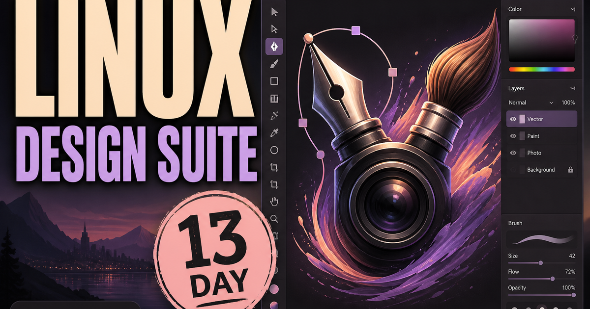 omadesign: I shipped a native Linux design suite in 13 days